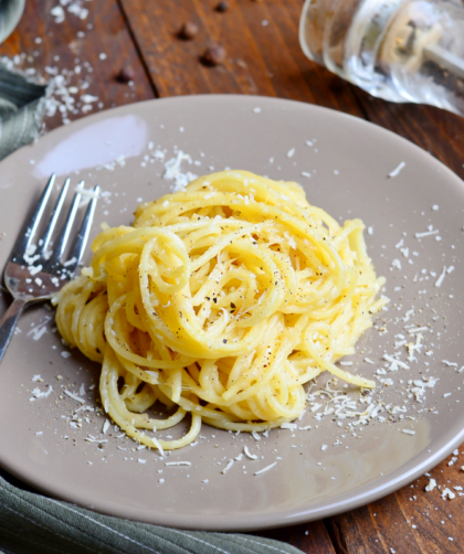 Pâtes italiennes Cacio e Pepe
