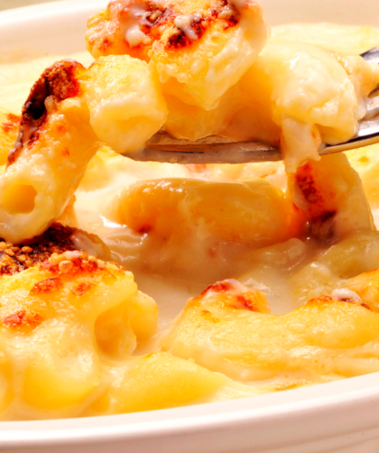 gratin de pâtes aux noix
