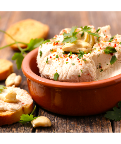 fromage végan aux noix de cajou et fines herbes
