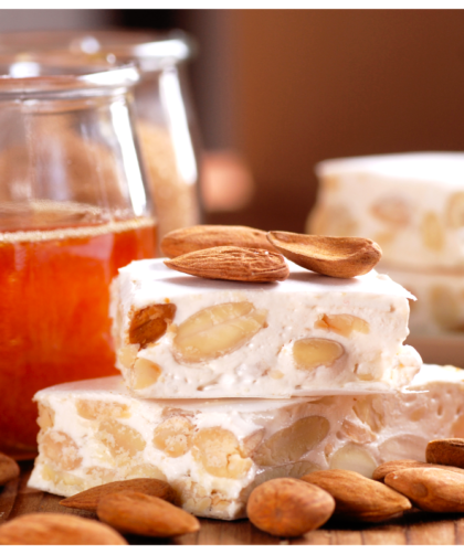 nougat aux fruits et noix