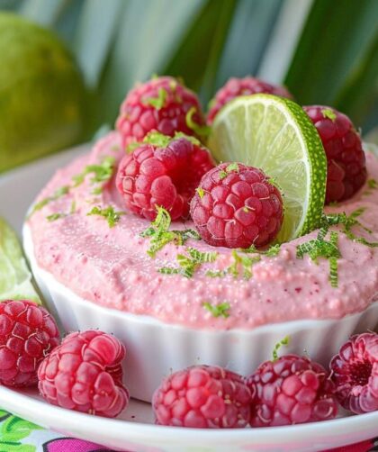 Recette estivale 2024 : Mousse de framboises au citron vert, fraîcheur garantie