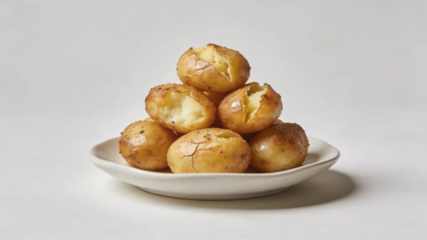 Petit plat de pommes de terre rissolées au four