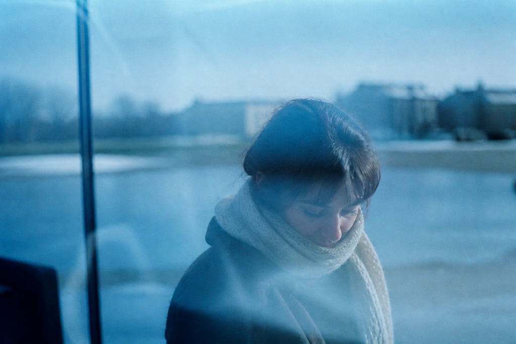 Film argentique transparent bleute rigide retroeclaire